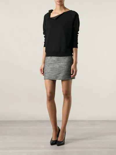 Saint Laurent Asymmetric Neckline Sweatshirt