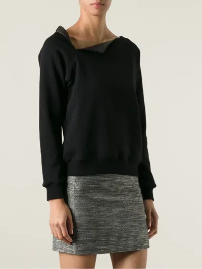 Saint Laurent Asymmetric Neckline Sweatshirt