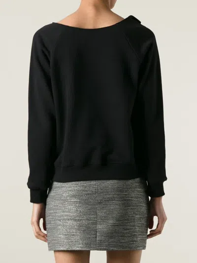 Saint Laurent Asymmetric Neckline Sweatshirt