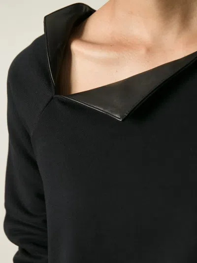 Saint Laurent Asymmetric Neckline Sweatshirt