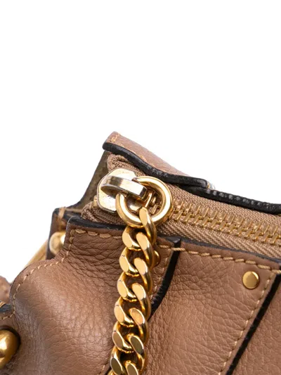 Pre-owned Chloé 2016 Small Grained Calfskin Hayley Hobo Crossbody Bag