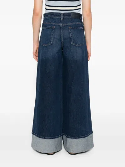 7 For All Mankind Marie Cuffed Jeans In Black