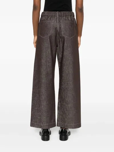 Brunello Cucinelli Drawstring-waist Trousers In Multi
