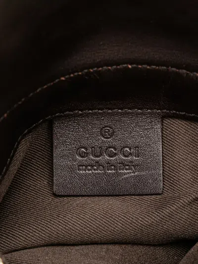 Pre-owned Gucci 2000-2015 Gg Canvas Belt Bag In Brown