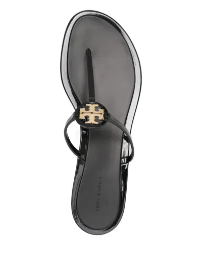 Tory Burch Mini Miller Flip-flops In Black