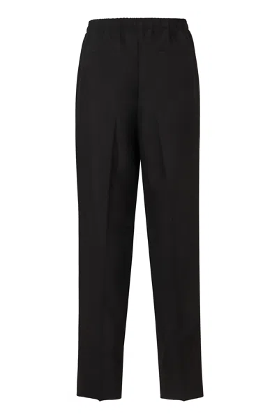 Valentino Wool And Mohair Blend Jogging Trousers