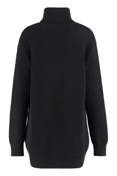 Versace Cotton Blend Turtleneck Sweater