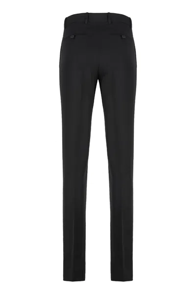 Versace Wool Tailored Trousers