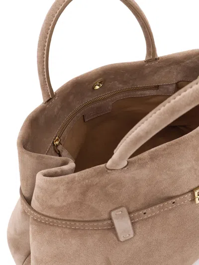 Manu Atelier Le Cambon 35 Suede Shoulder Bag