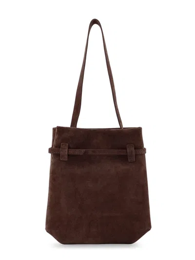 Manu Atelier Mini Tote Du Jour Suede Shoulder Bag