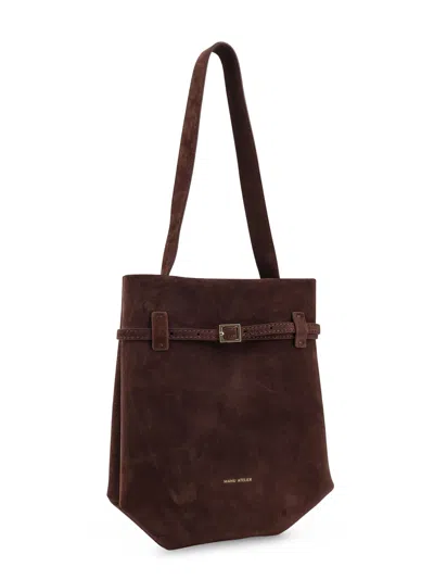 Manu Atelier Mini Tote Du Jour Suede Shoulder Bag
