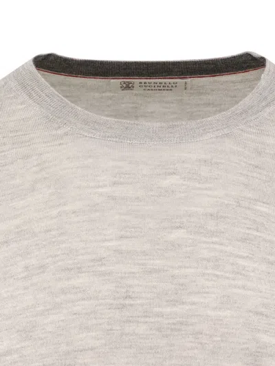 Brunello Cucinelli Cashmere And Silk Crew-neck Sweater