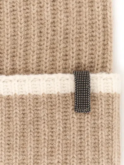 Brunello Cucinelli Women Ribbed Cashmere Hat