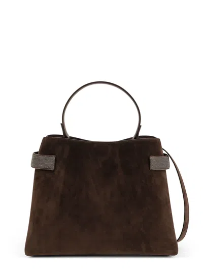 Brunello Cucinelli Suede Shoulder Bag