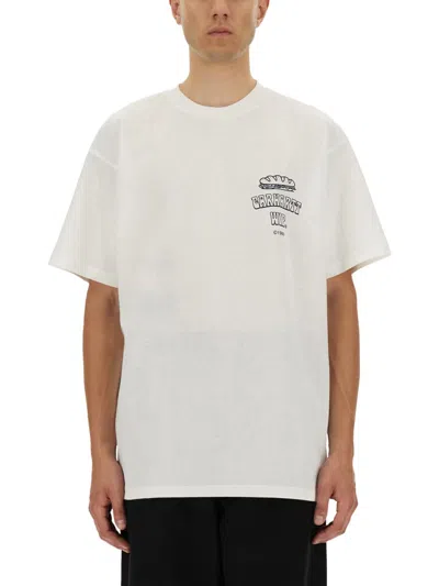 Carhartt Carhatt Wip Sandwich Short Sleeve Graphic Tee In Neutral