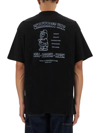 Carhartt T-shirt  Wip Men Color Black In Black