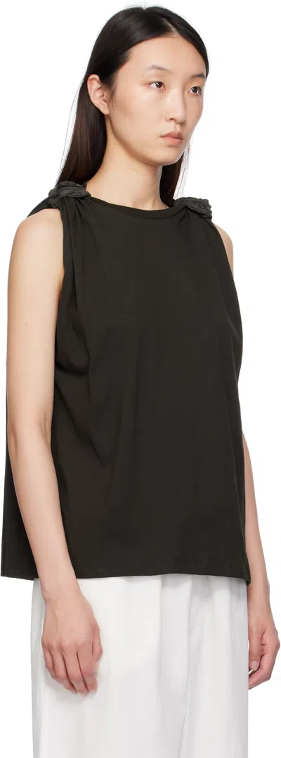Baserange Brown Rodo Tank Top