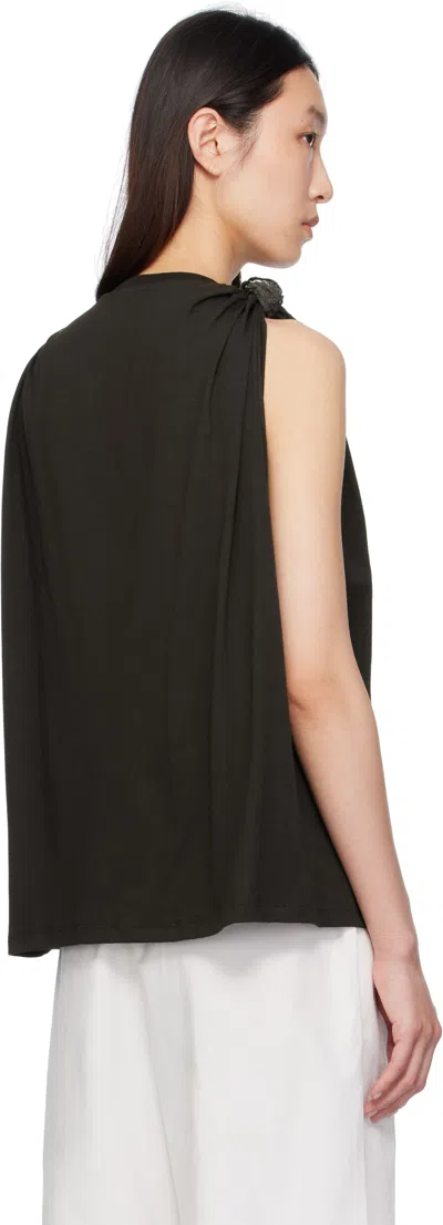 Baserange Brown Rodo Tank Top
