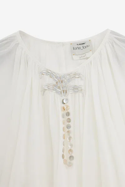 Forte Forte Bohemien Blouse In White