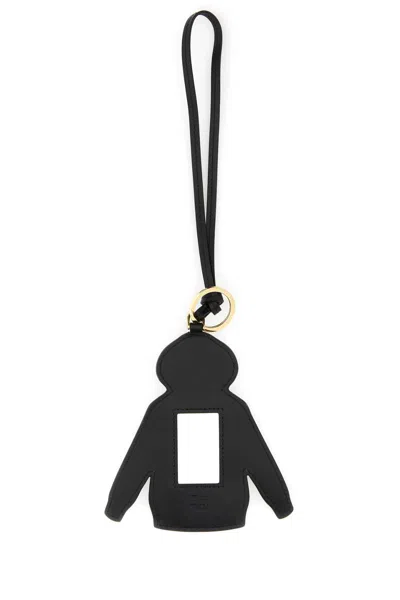 Miu Miu Grey Suede Keyring