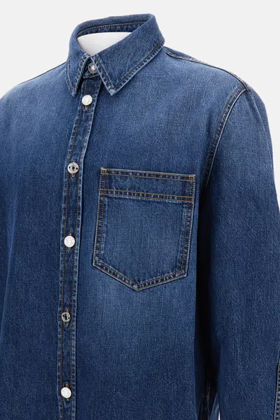 Givenchy Classic Denim Shirt With Button-up Front In Blue