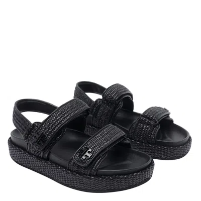 Tory Burch Kira Woven Platform Sandals