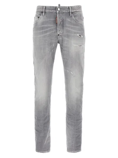 Dsquared2 Grey Skater Jeans In Gray