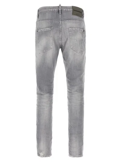 Dsquared2 Grey Skater Jeans In Gray