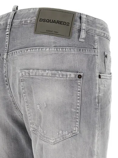 Dsquared2 Grey Skater Jeans In Gray