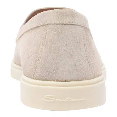 Santoni Suede Loafers