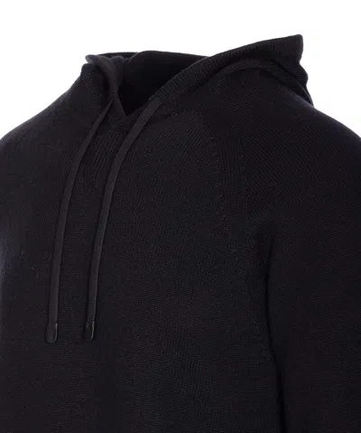 Tom Ford Men Seamless Cashmere Hoodie In Black