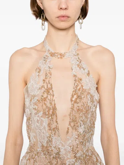 Saiid Kobeisy Embroidered Maxi Dress