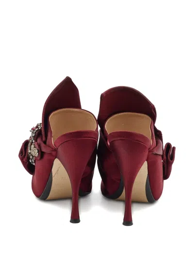 Pre-owned N°21 2024  120mm Satin Bow-embellishment Sandals