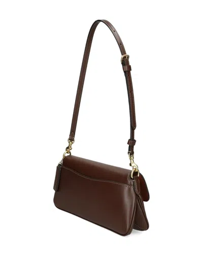 Coach Small Jet C-logo Leather Shoulder Bag