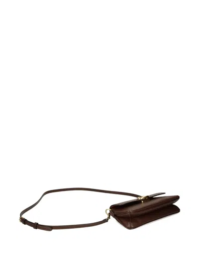 Coach Small Jet C-logo Leather Shoulder Bag
