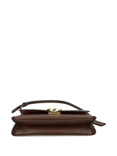 Coach Small Jet C-logo Leather Shoulder Bag