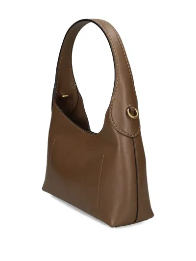 Coach Small Brooklyn 23 Top-handle Leather Shoulder Bag In Brown