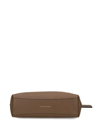 Coach Small Brooklyn 23 Top-handle Leather Shoulder Bag In Brown