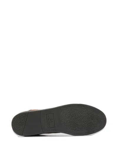 Officine Creative Karma Lace-up Suede Sneakers In Brown
