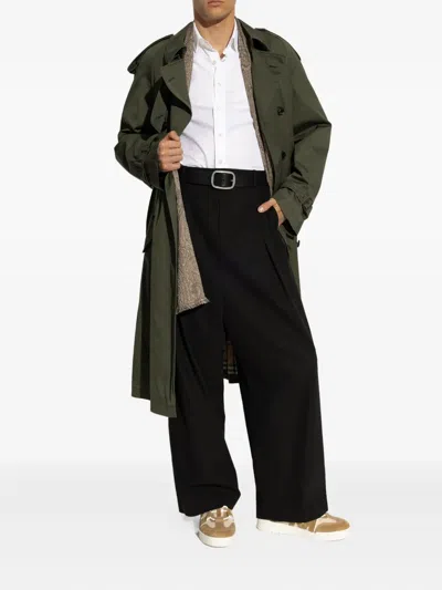 Moschino Suede And Mesh Low-top Sneakers In Neutral