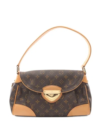 Pre-owned Louis Vuitton 2008 Beverly Mm Shoulder Bag In Brown