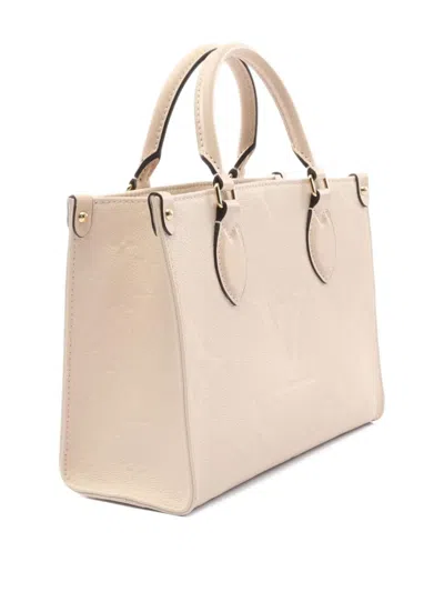 Pre-owned Louis Vuitton 2021 Onthego Two-way Handbag In Neutral
