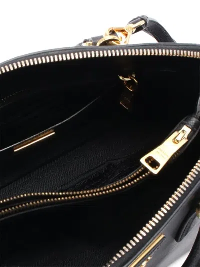 Pre-owned Prada 2010s Leather Tote Bag In Black