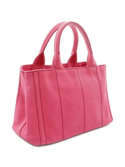 Pre-owned Prada 2010s Canapa Two-way Tote Bag