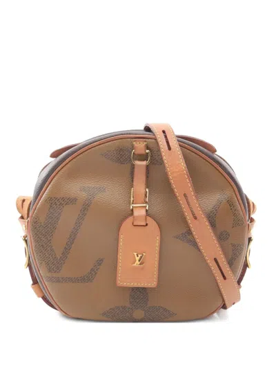Pre-owned Louis Vuitton 2019 Monogram Reverse Shoulder Bag In Brown