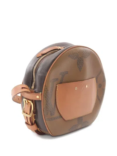 Pre-owned Louis Vuitton 2019 Monogram Reverse Shoulder Bag In Brown