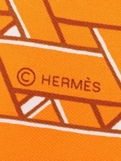 Pre-owned Hermes 2020 Masan And Masan Silk Scarf