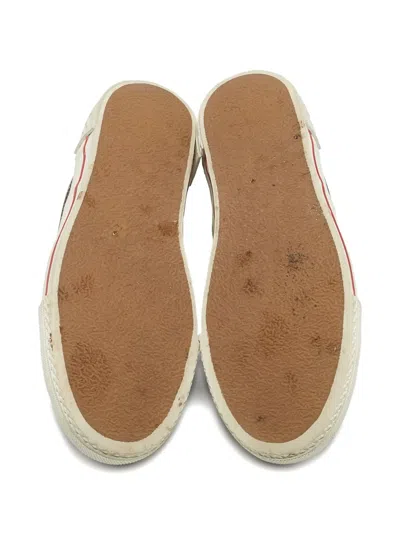 Pre-owned Burberry Monogram Canvas Sneakers