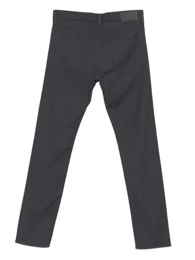 Hugo Boss Cotton Trousers In Gray