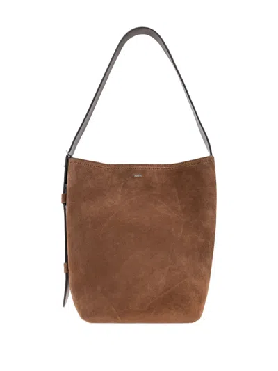Max Mara Archeti Suede Shoulder Bag